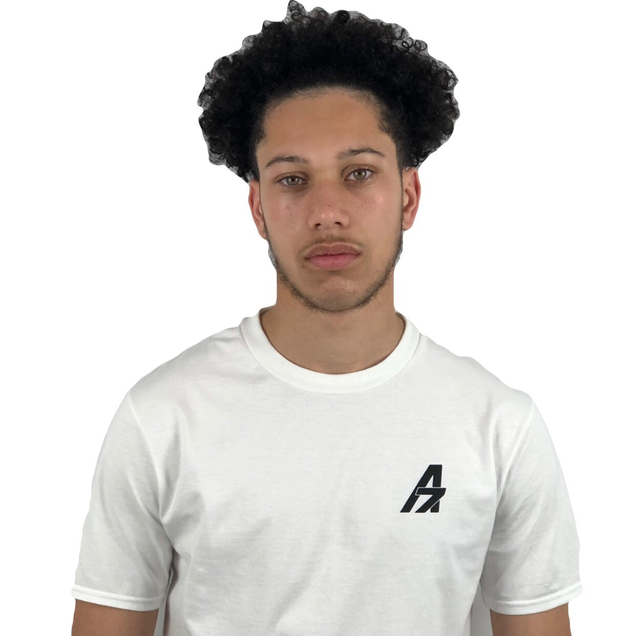 A7Asher Plain white, with Black A7 Logo