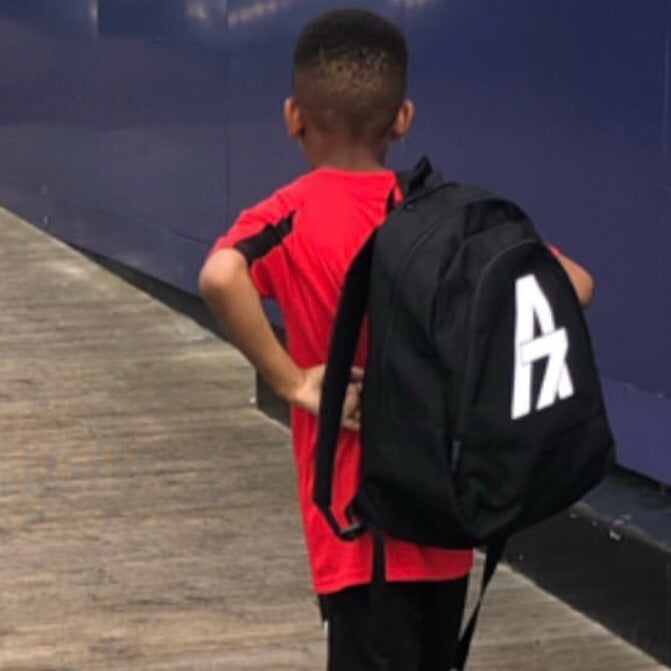 A7Asher A7 logo Black Rucksack