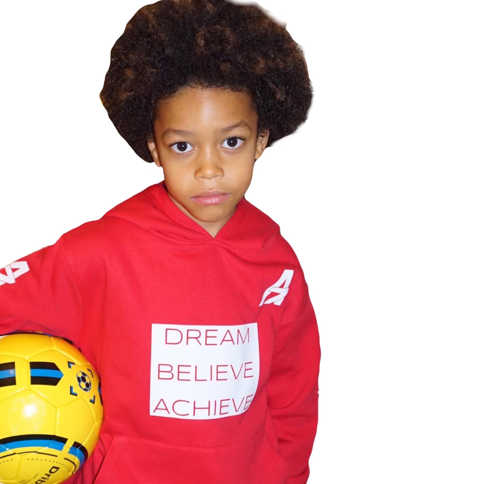 A7 Children’s “Dream | Believe | Achieve” Jogger Set-Red