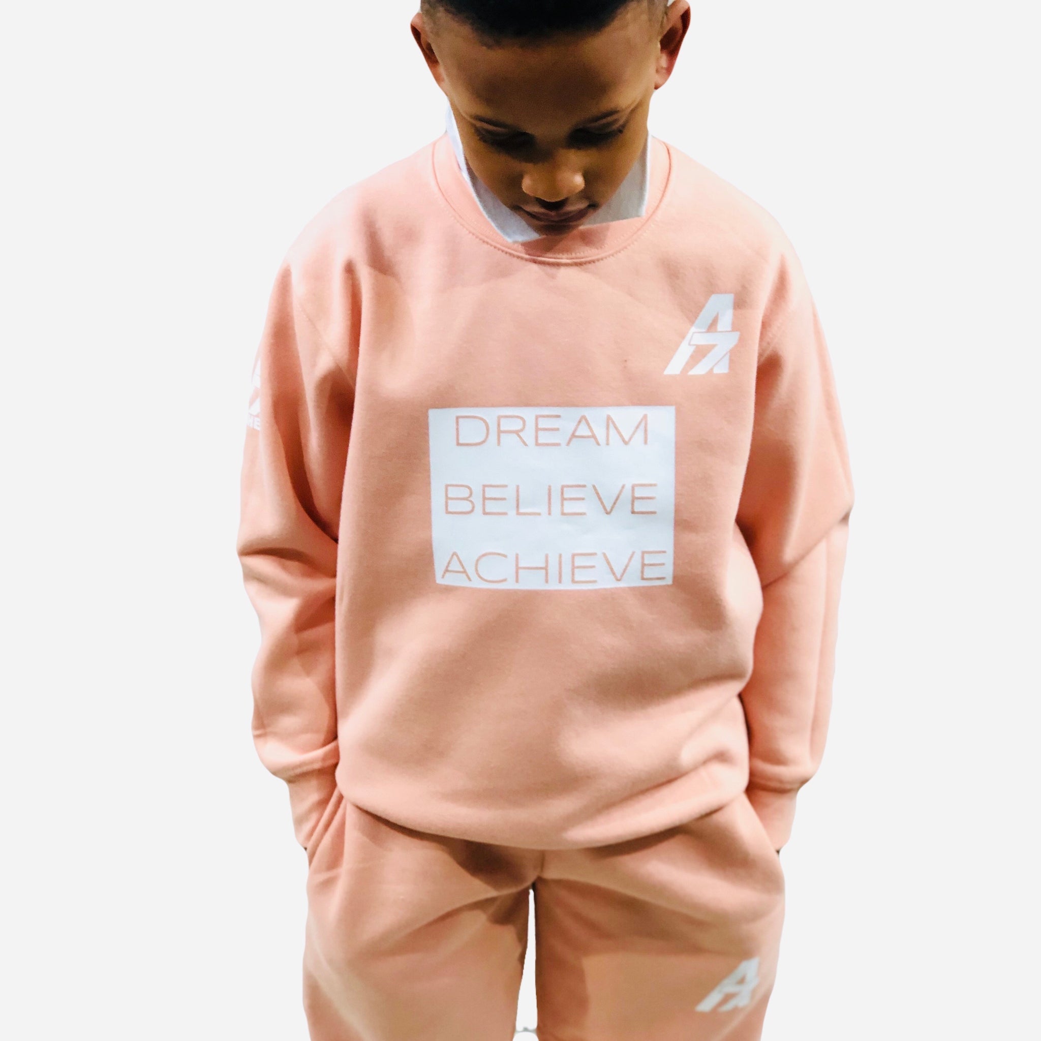 A7 Children’s “Dream | Believe | Achieve” Jogger Set