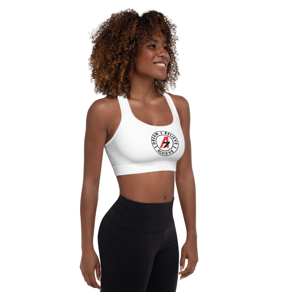 A7 Asher "Dream | Believe | Achieve" Padded Sports Bra