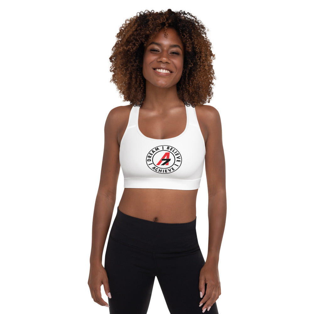 A7 Asher "Dream | Believe | Achieve" Padded Sports Bra