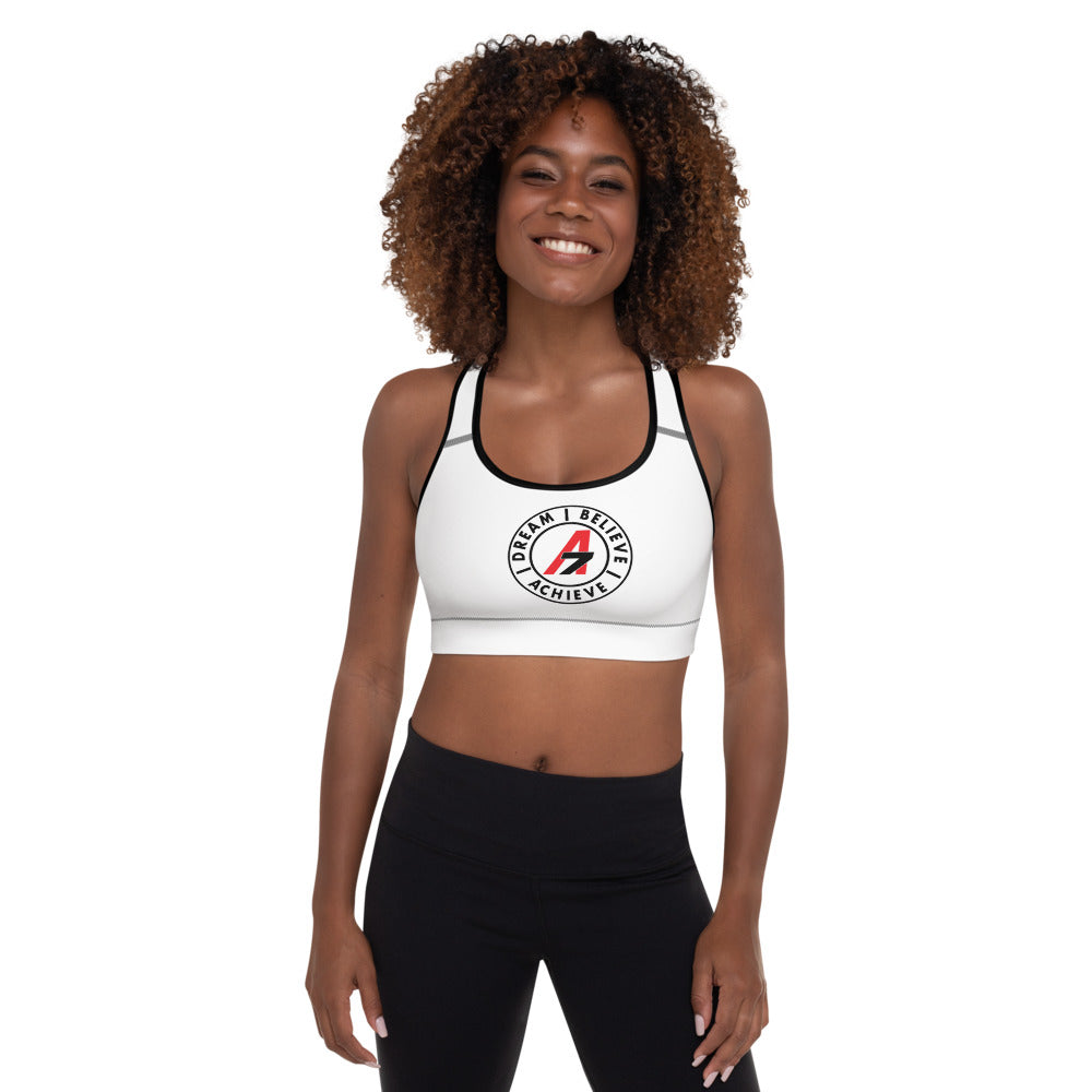 A7 Asher "Dream | Believe | Achieve" Padded Sports Bra