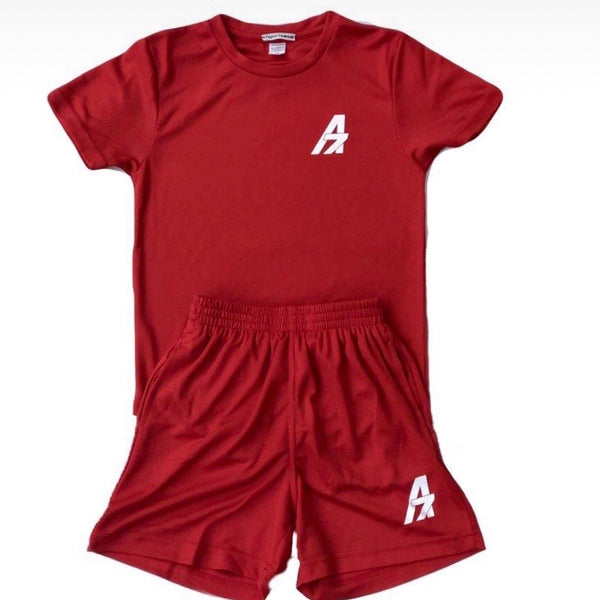 A7Asher children’s Football Performance Training Kit - Red