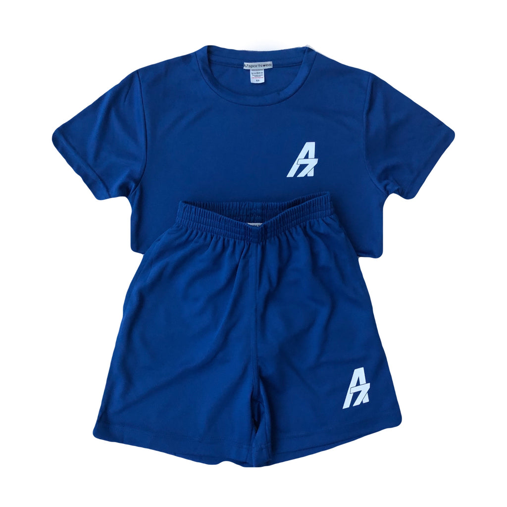 A7Asher children’s Football Performance Training Kit - Blue